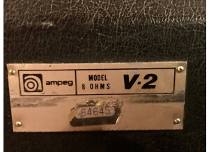 Ampeg V2 4x12 Cabinet