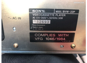 Sony BVW-70P