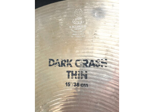 Zildjian K Dark Crash Thin 15''