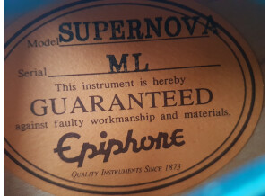 Epiphone Noel Gallagher Supernova (46991)