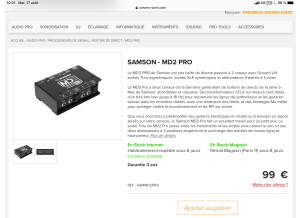 Samson Technologies MD2 Pro (48326)