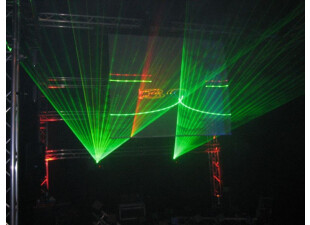 Quelques lasers en demonstrations au Hall 9.0