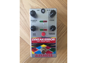Alexander Pedals Syntax Error (44676)