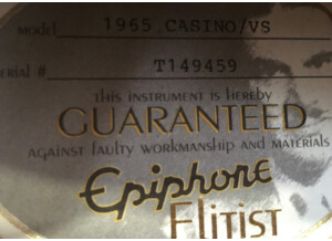 Epiphone Elitist Casino (6730)