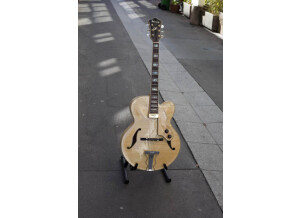 Ibanez Guitare électrique Quitare Ibanez modèle AF 105 T micro mini-humbucker, flottan et cordier d'origine changé pour Gibson