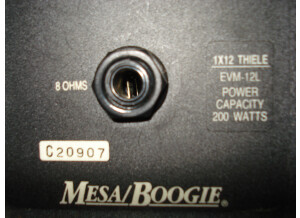 Mesa Boogie [Compact Cabinet Series] 1x12 Thiele