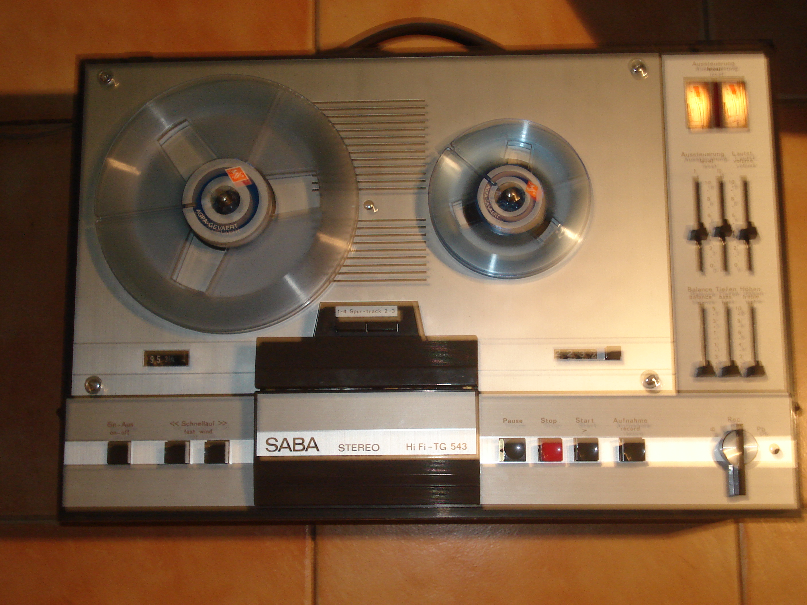 MAGNÉTOPHONE A BANDE SABA STEREO TG-545