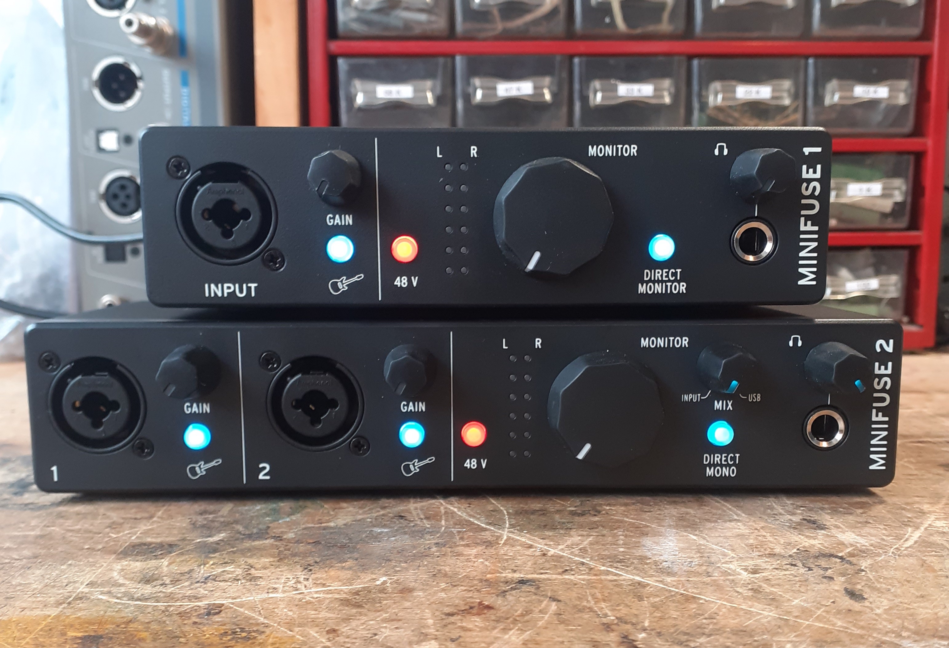 Arturia MiniFuse 2 : Minfuse face avant