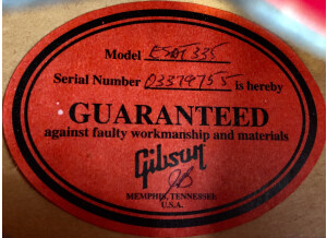Gibson ES-335 Dot Figured Gloss (51608)
