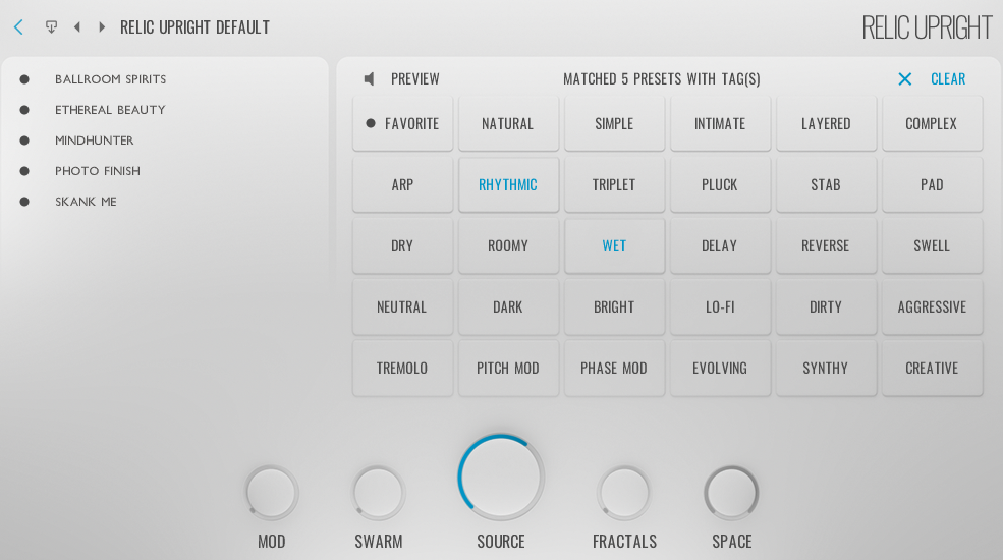 PRESETS