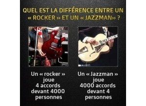 Difference entre Rocker et Jazzman