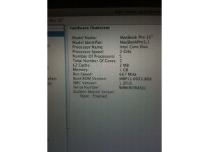 Apple MacBook Pro 2,16 GHz Intel Core Duo (66201)