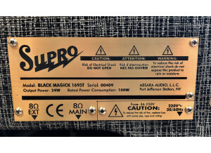 Supro 1695T Black Magick (64131)