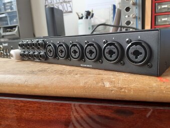 Focusrite Clarett+ back Focusrite Clarett+ back