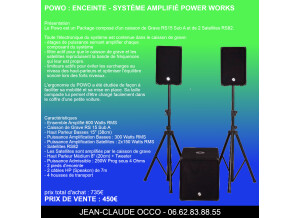 fiche sonorisation POWO - POWERWORKS