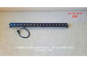 BoomToneDJ UV LED Bar 18x3