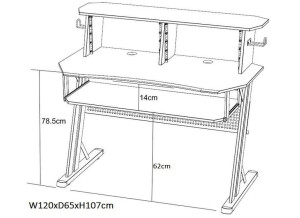 Millenium SD-120 StudioDesk (11002)