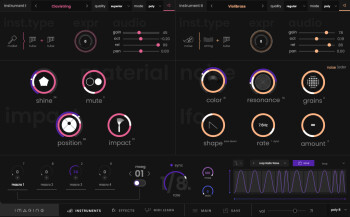 Interface Mode Maillet a gauche et Noise a droite Interface Mode Maillet a gauche et Noise a droite