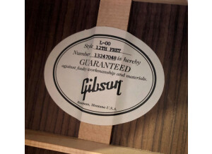 Gibson L-00 12 fret Red Spruce (69908)