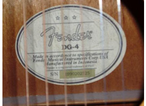 Fender DG-4 - Natural