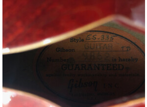 Gibson ES-335 Dot Plain Gloss (47205)