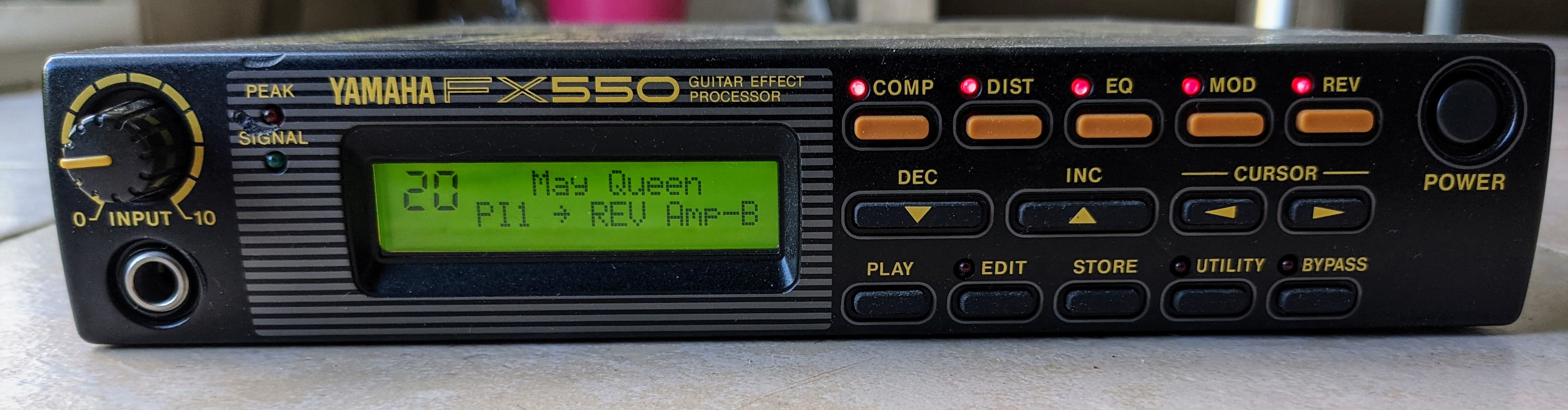 FX550 - Yamaha FX550 - Audiofanzine