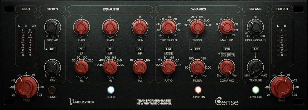 Vends licence pour Acustica Audio CERISE