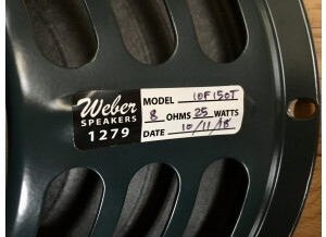 Weber Vintage 10F150T