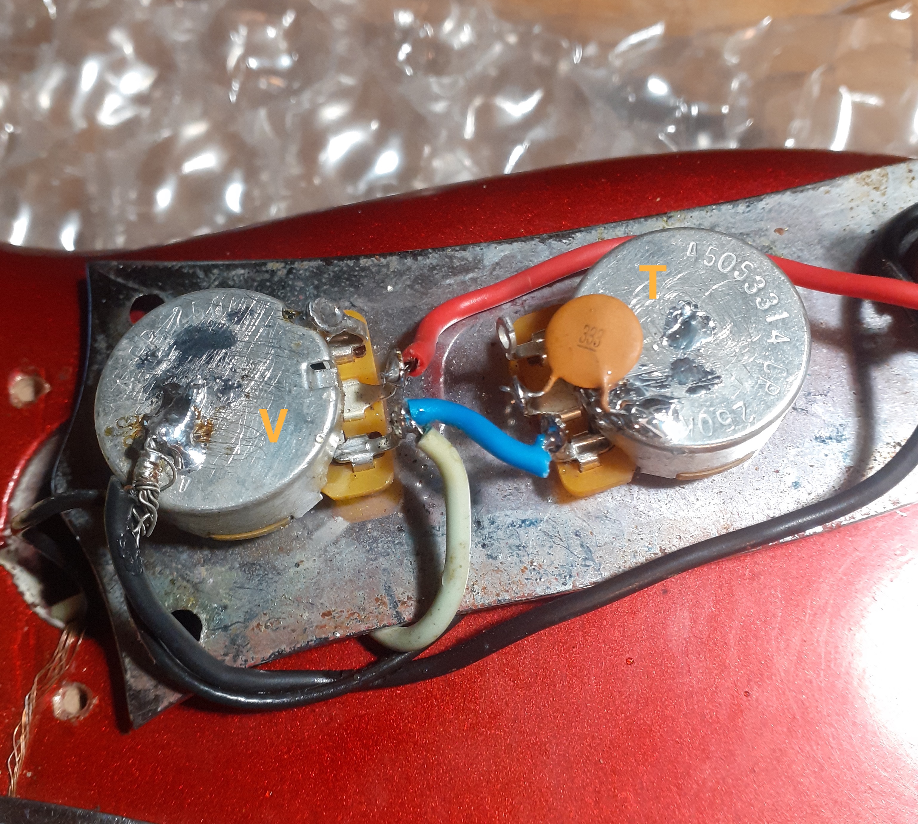 Potard de tone Mustang