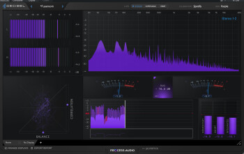 Process Audio Decibel : violet