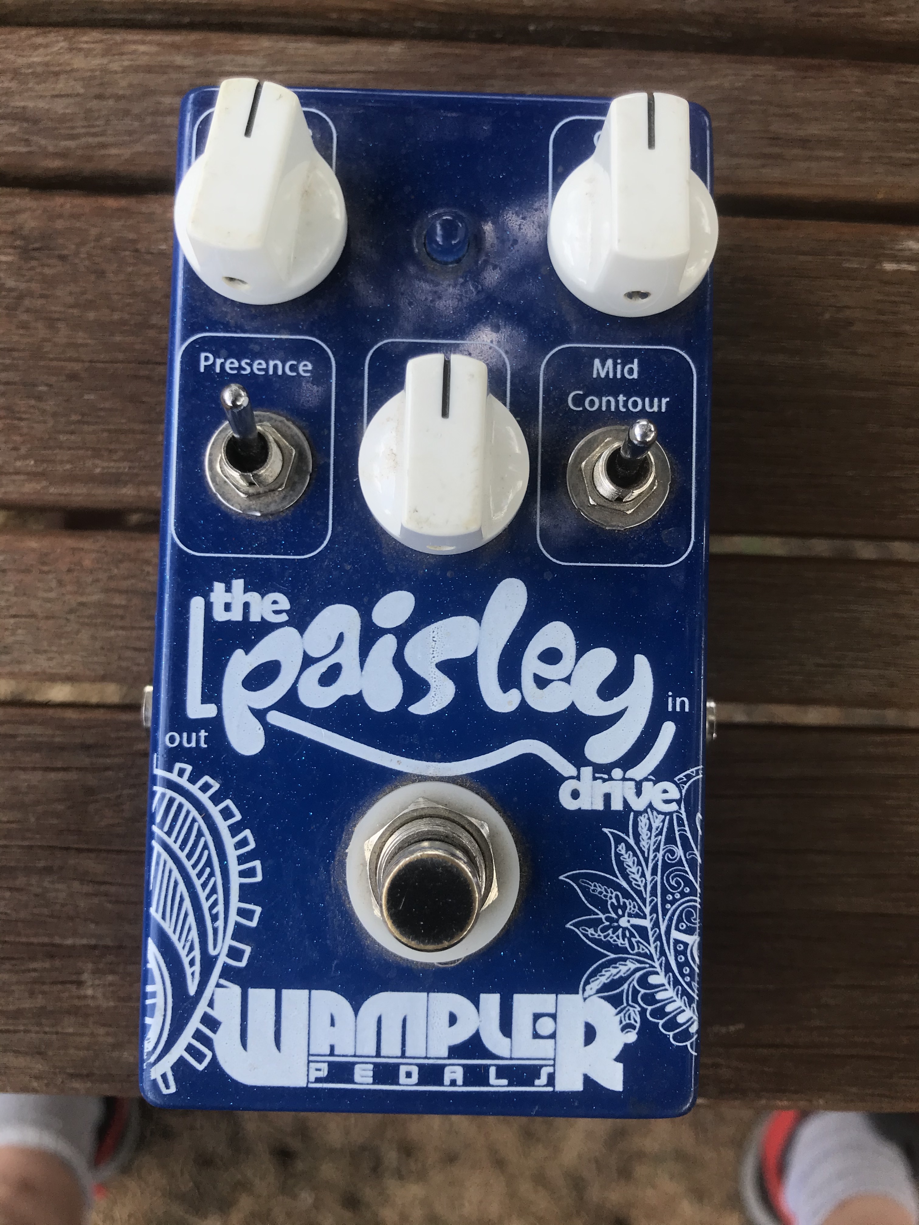 Pedale effet guitare overdrive WAMPLER signature Brad Paisley