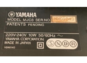 Yamaha MJC8 (70533)