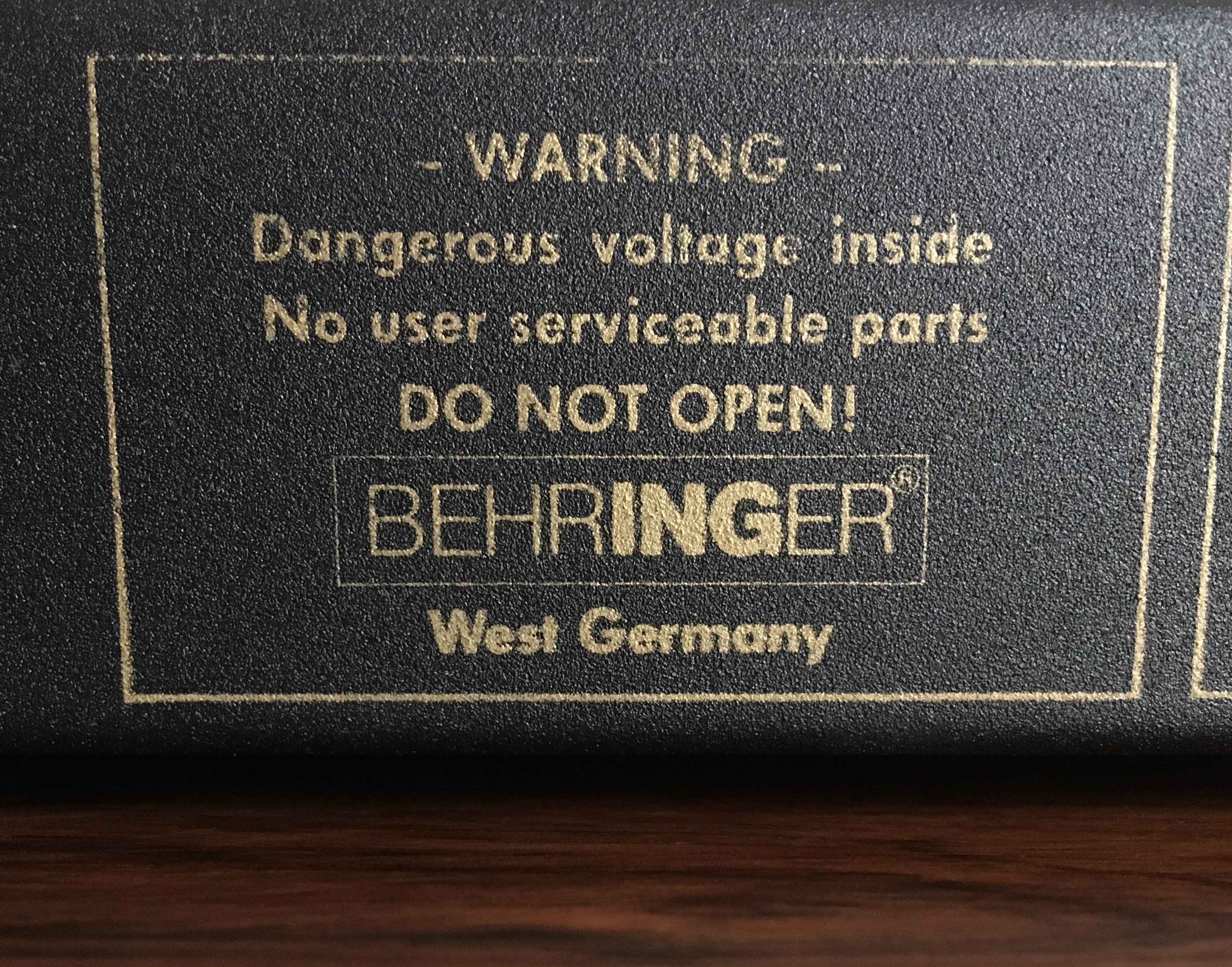 Behringer Studio Exciter type F (70596)