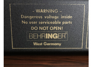 Behringer Studio Exciter type F (70596)