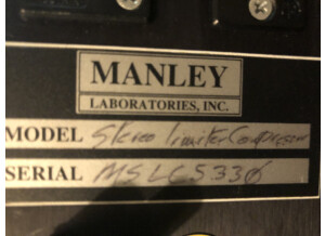 Manley Labs Stereo Variable Mu (11366)