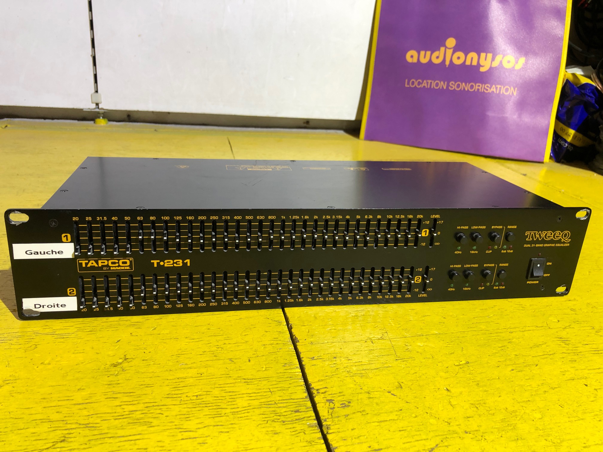 Vends Tapco Tweeq T231