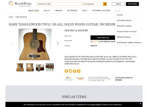 Screenshot 2022-01-10 at 15-58-29 Rare tanglewood TW12 -DS All solid wood guitar Incredible Sound #421485719