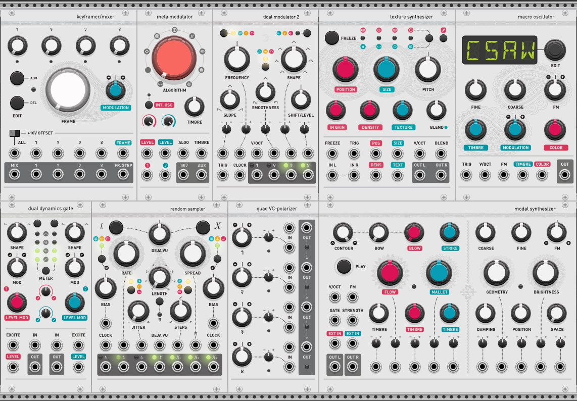 Les modules Audible Instruments (Mutable Instruments)