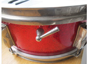 Ludwig Drums 5x14 de 1966 sparkling red