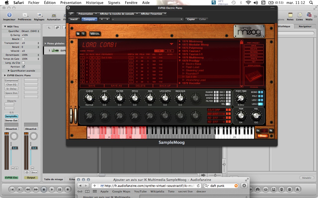 IK Multimedia SampleMoog