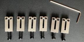 Vends pontets acier pour chevalet Fender (Strat, Tele) Goldö TV15C