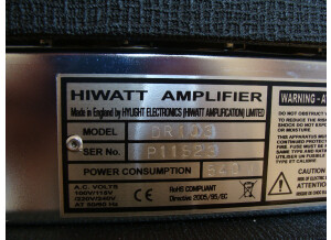 Hiwatt [Custom Series] Custom 100 Head / DR-103