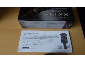 Audix D6 Anniversary Limited Edition