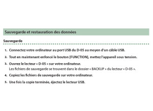 sauvegarde complette du d05 par backup