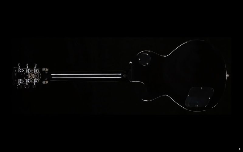 Adam Jones Silverburst Les Paul Standardback