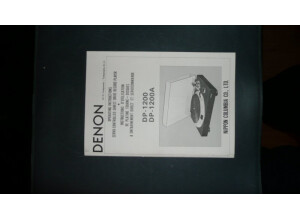 Denon DP-1200 Turntable