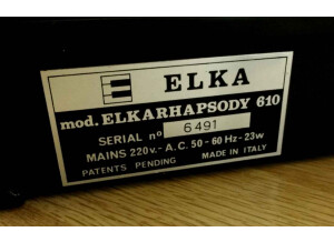 ELKA Rhapsody 610 (3941)