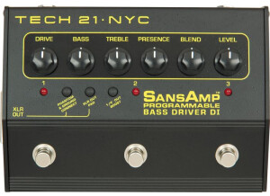 Tech 21 SansAmp Bass Driver DI Programmable (7091)