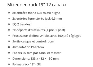 Behringer Eurorack Pro RX1202FX (50924)