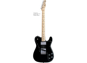Fender [Classic Series] '72 Telecaster Custom - Black Maple